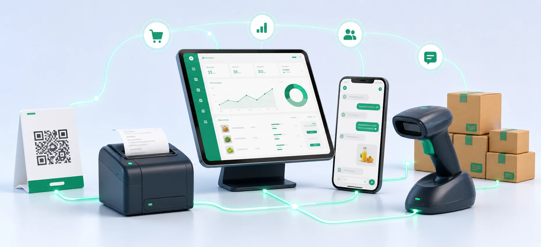 Connected retail tools and devices